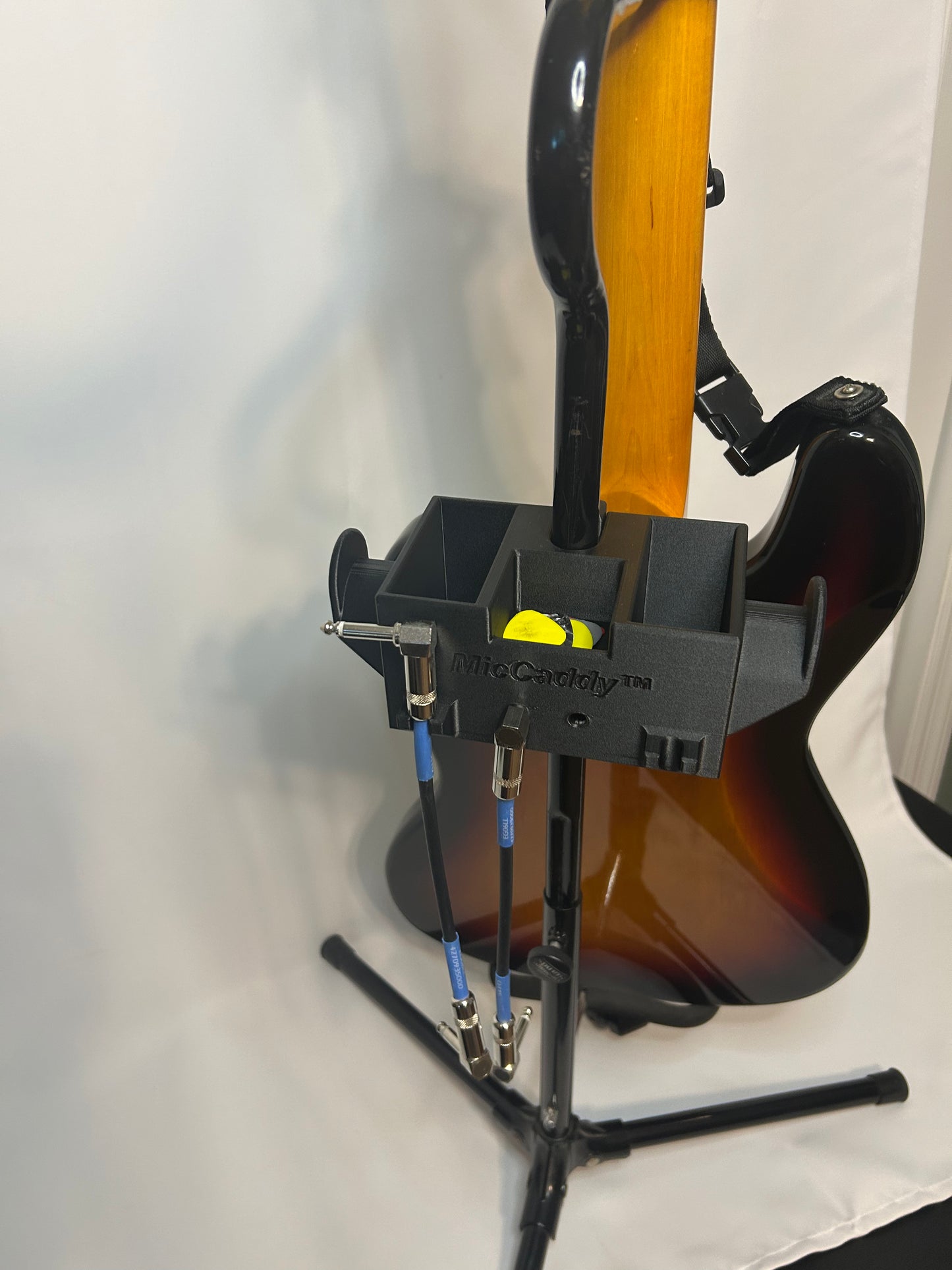 MicCaddy™ Guitar Stand Caddy
