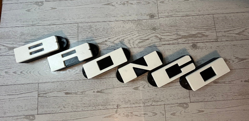 DIY LED White Letter Kit fits 2021-2026 Bronco