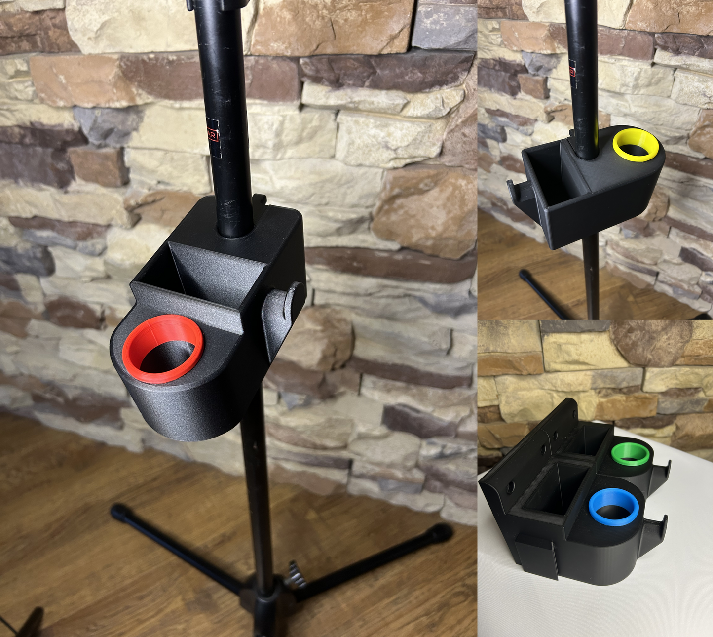 MicCaddy Heavy Duty Front Style Mic/Transmitter/Earbud Holder