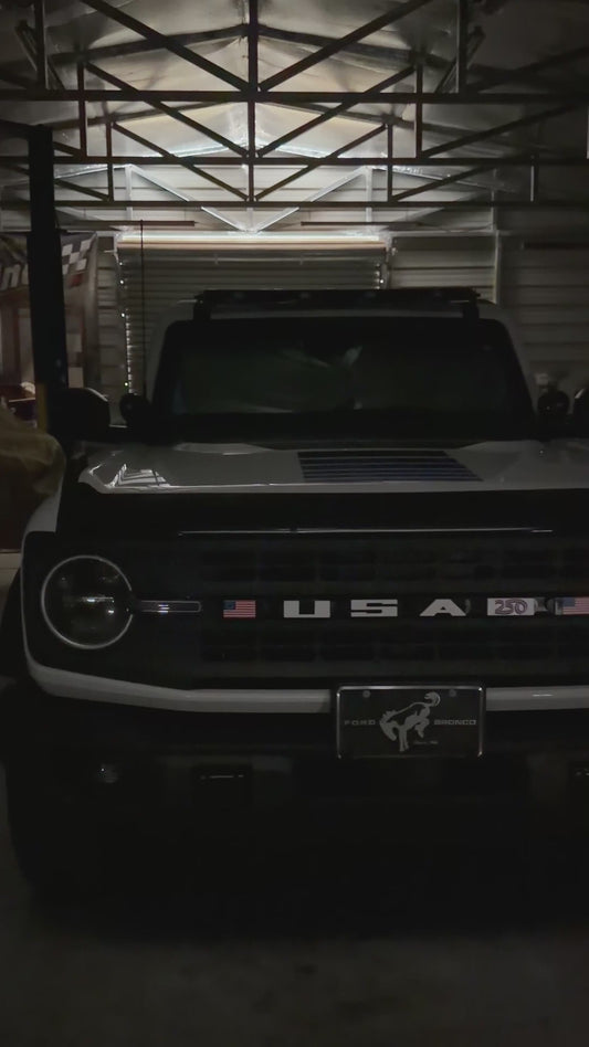 COMING SOON! Bronco LED Grill Lights - WOW!